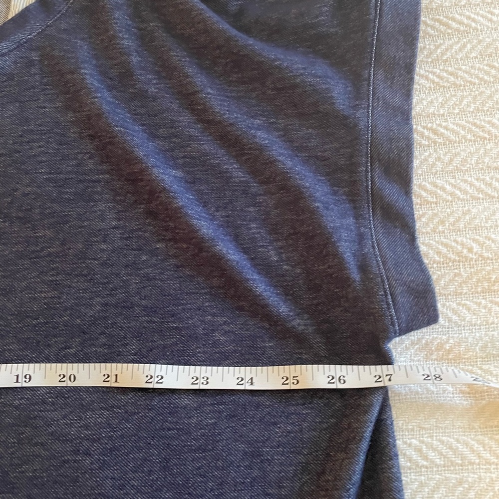 Lane Bryant Navy Blue Denim and Oxford shirt combo - Picture 4 of 5
